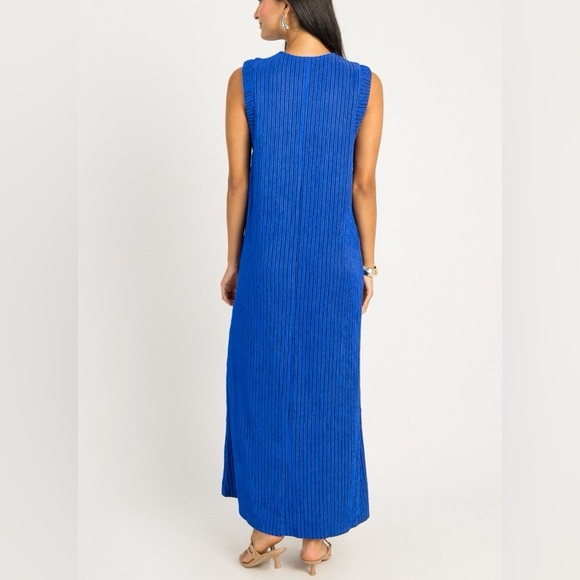 Textured Stripes Maxi, Royal Blue - Picture 3 of 6